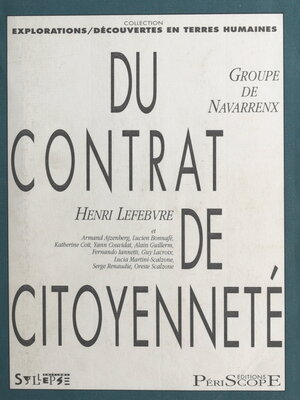 cover image of Du contrat de citoyenneté